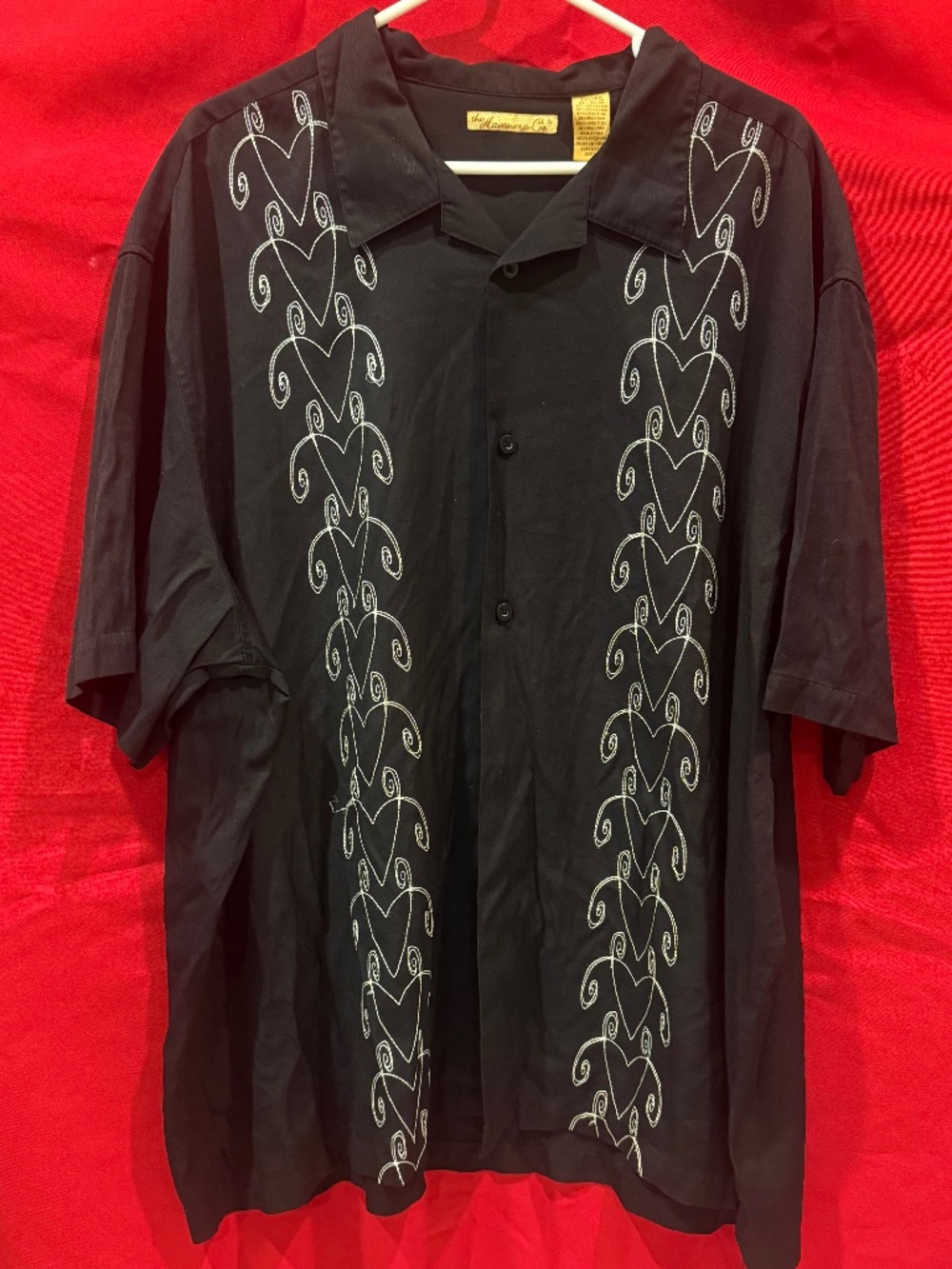 HAVANERA 3XL BLACK GUAYABERA